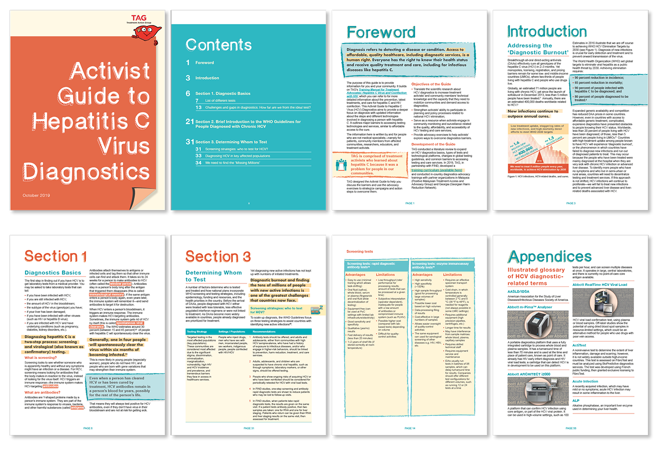 Activist Guide to Hepatitis C Virus Diagnostics, (2019).