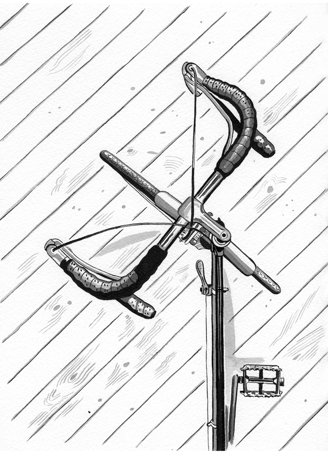 'Coventry Eagle', (2021), Ink on paper.